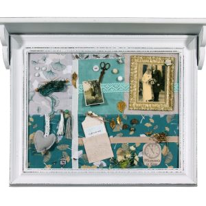 Stoffcollage Hochzeit